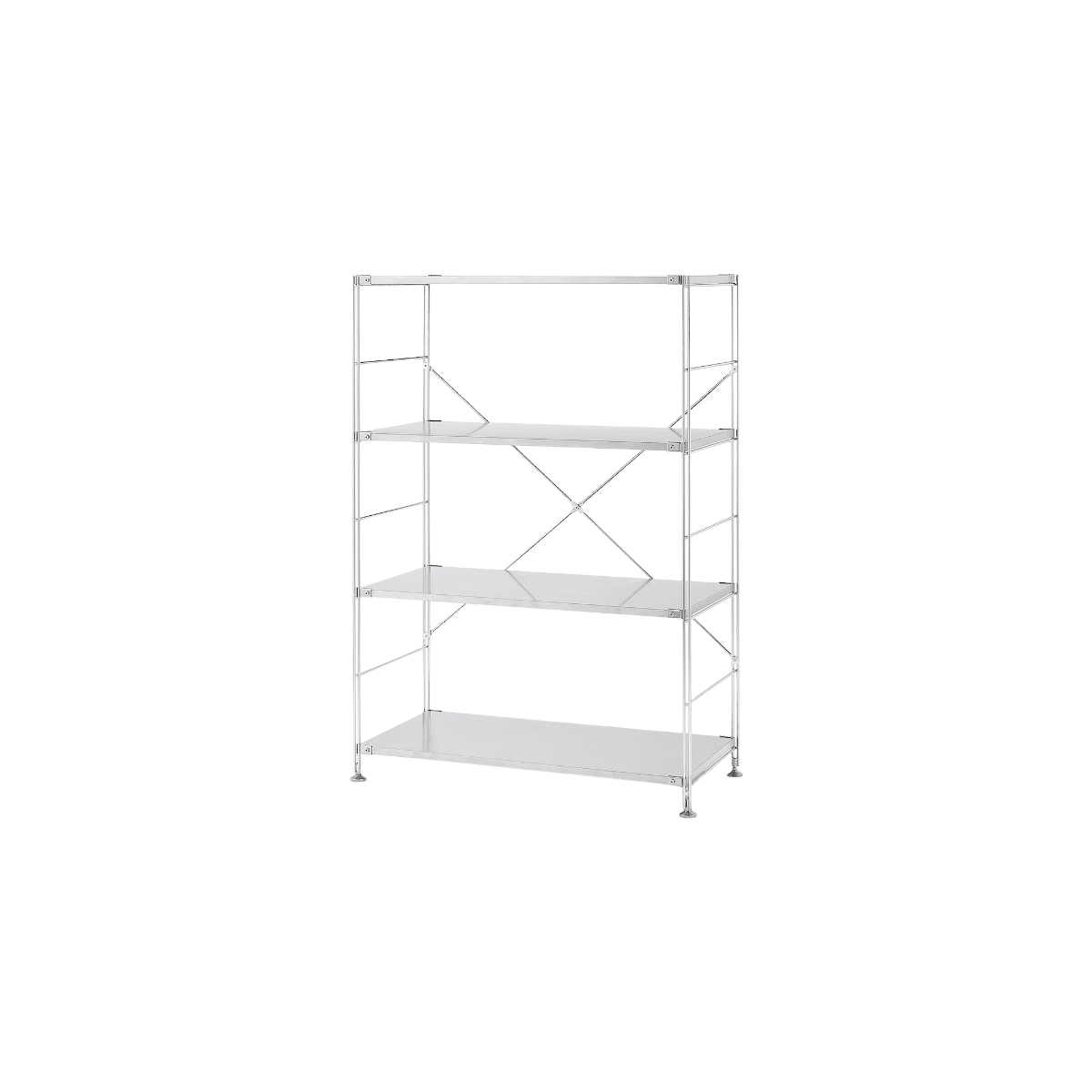 stainless steel shelving unit